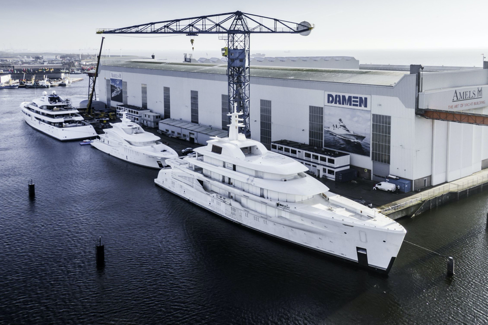 26 Yacht Projects Underway at Amels and Damen