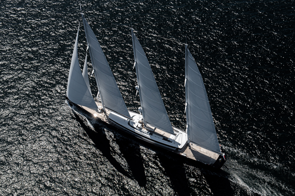World’s largest aluminium sailing yacht completes sea trials