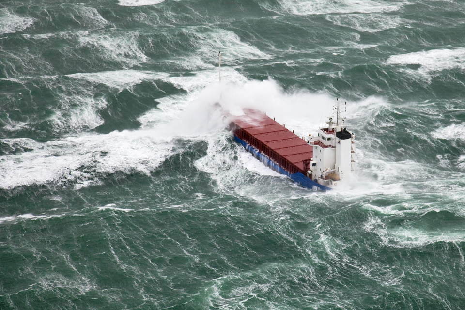 How to handle low-powered ships in harsh weather