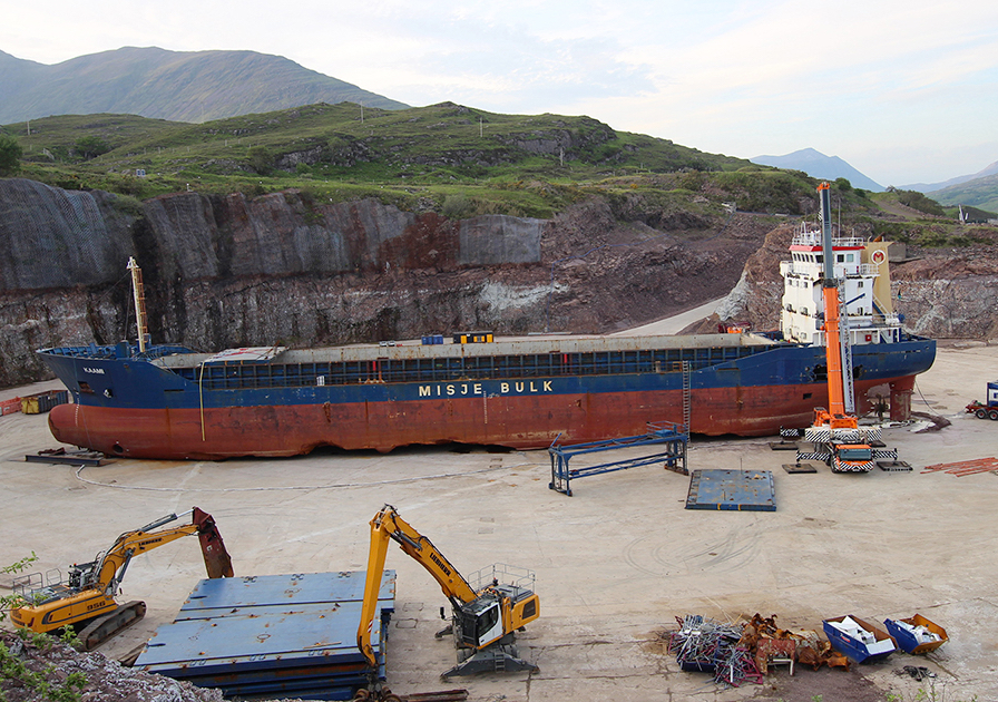 Video: Decommissioning of MV Kaami at Kishorn Dry Dock