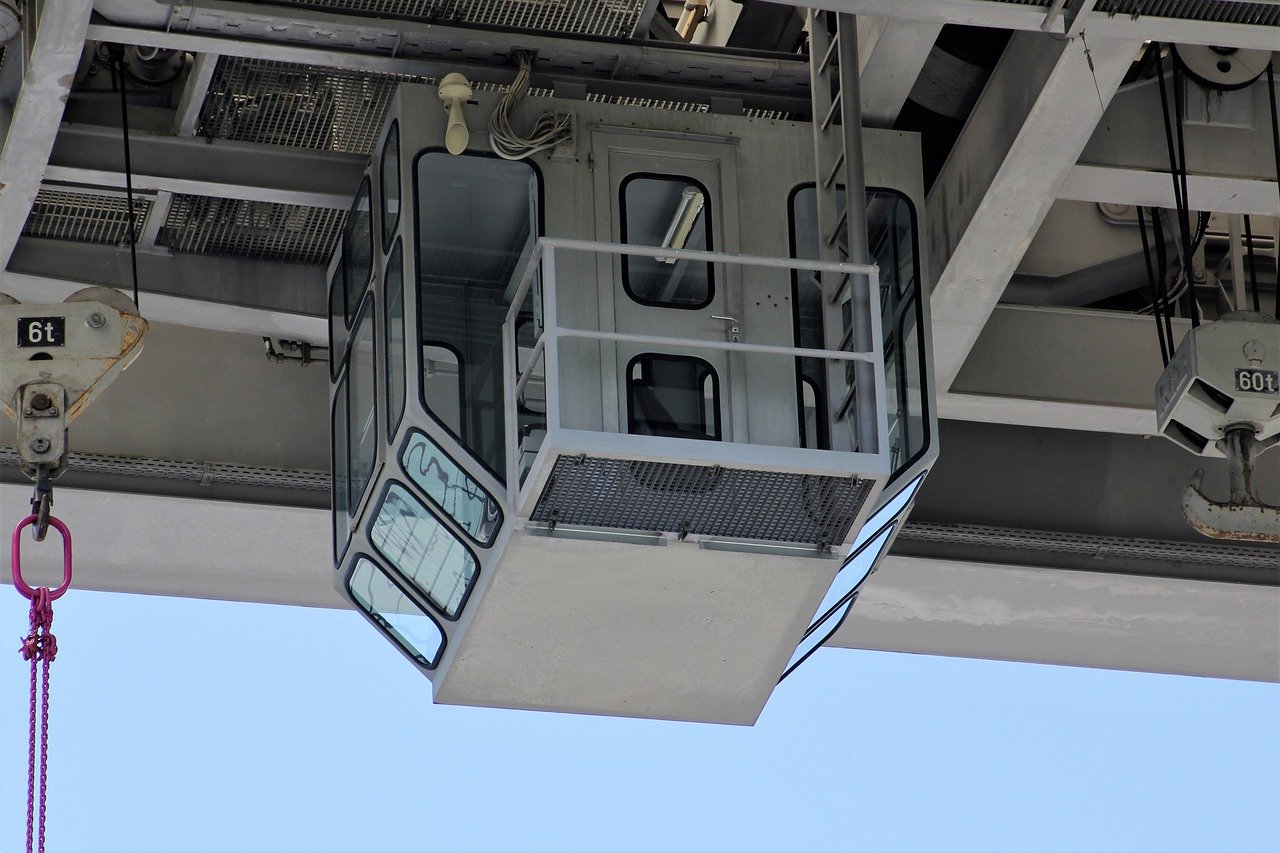 Do you check container crane cabins for corrosion?