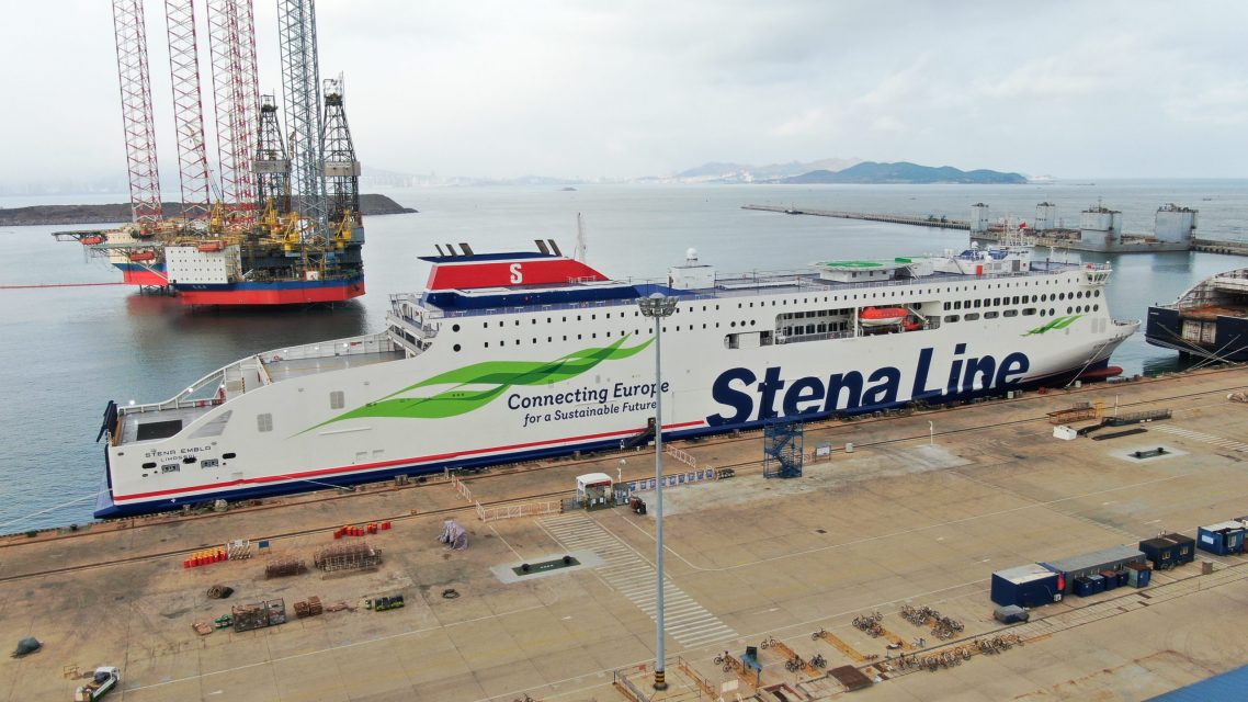 Stena Line takes delivery of third new ferry to join Irish Sea fleet