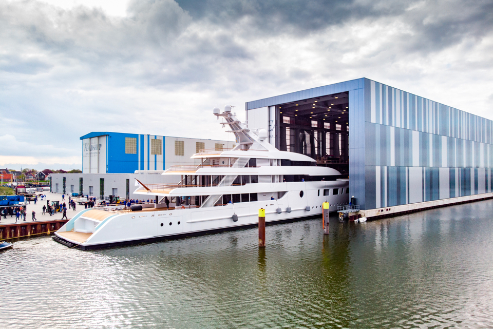 Feadship launches 95-metre hybrid motoryacht Bliss