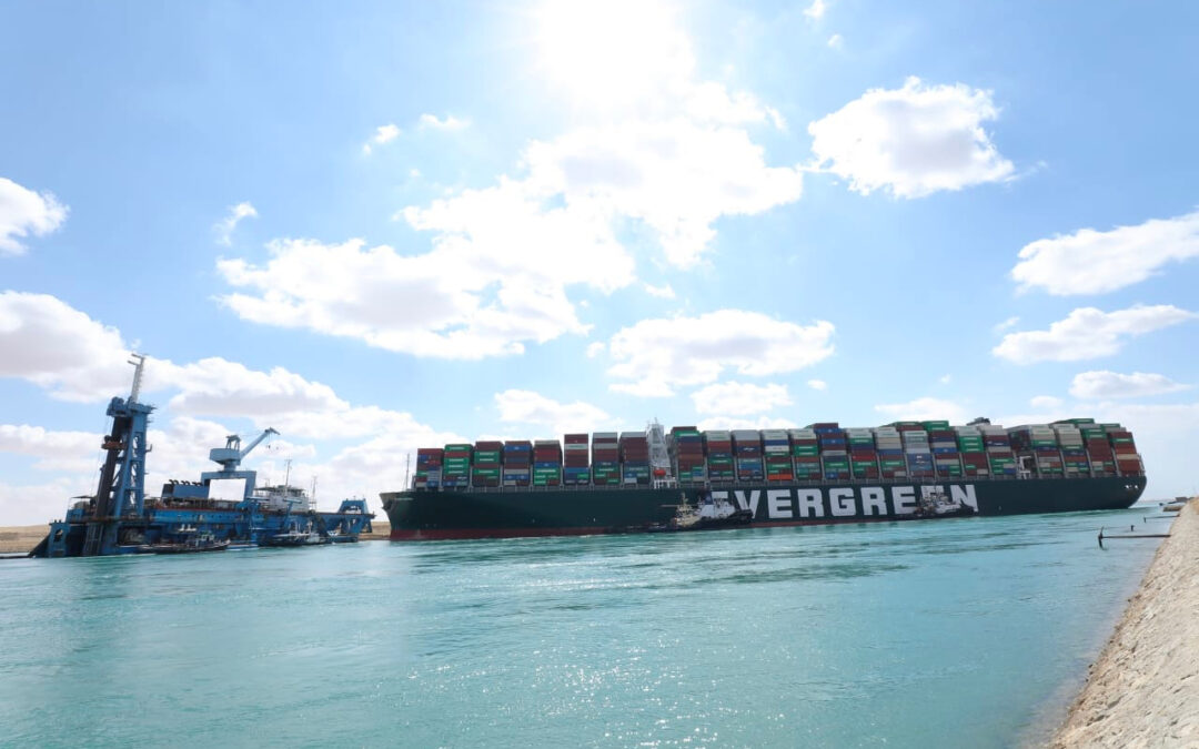 Rotterdam arrival of container ship Ever Given delayed by a day