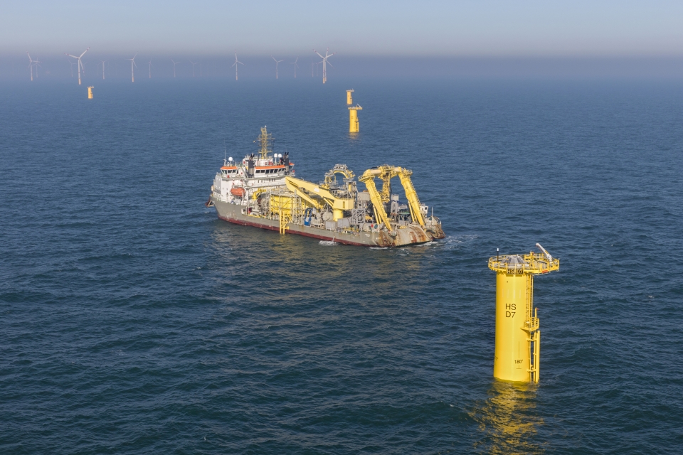 Boskalis acquires inter-array cabling contract for German offshore wind farms