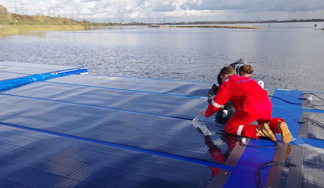 TNO trials flexible offshore solar energy systems capable of bending with waves