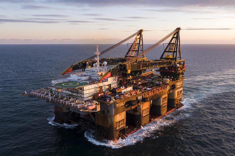 Heerema modifies A-frame of Thialf’s cranes to access the Baltic Sea