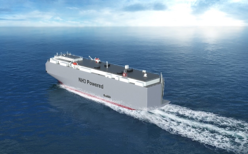 ClassNK gives approval in principle for ammonia-fuelled pure car carrier