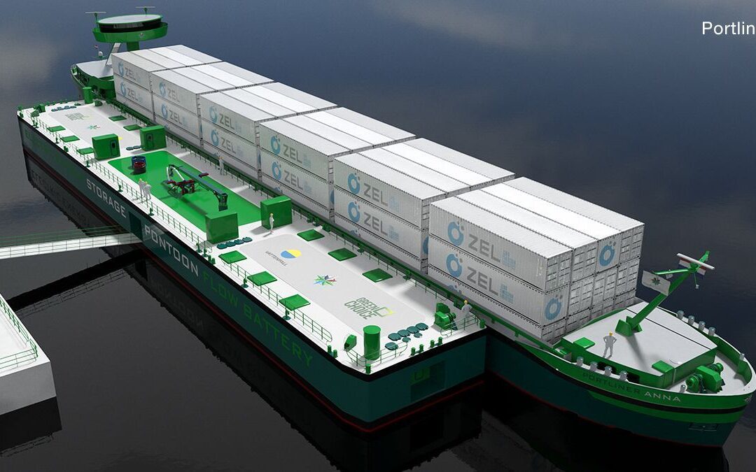 CellCube and Portliner to build flow battery solution for all-electric inland vessel