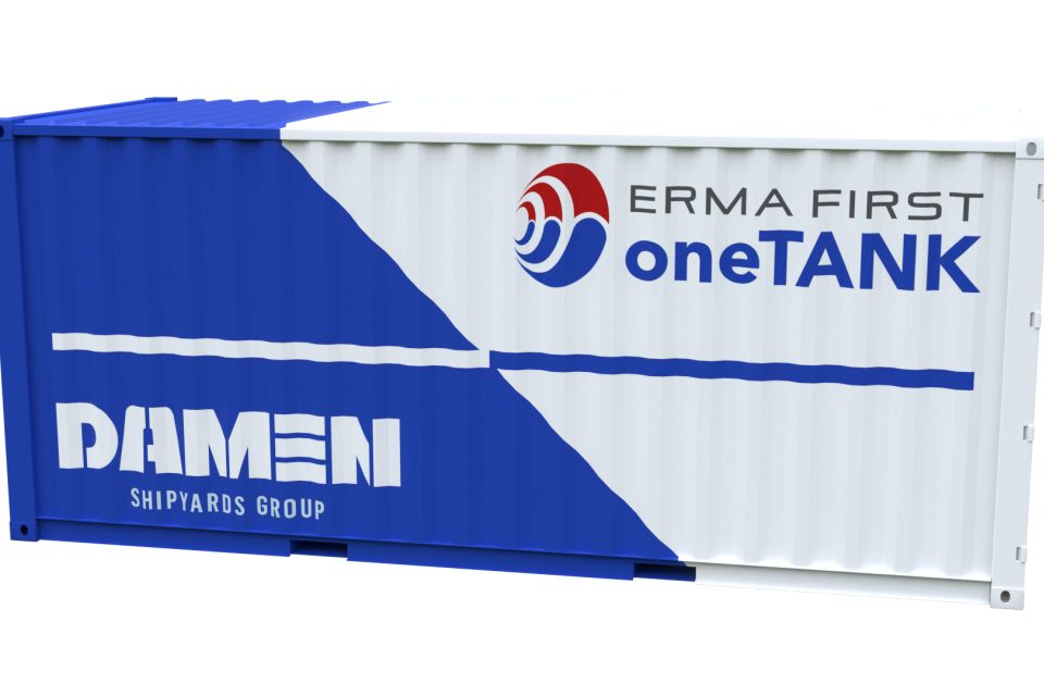 Damen signs Erma First to supply world’s smallest ballast water treatment system
