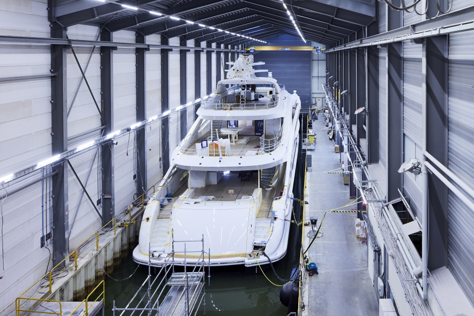 Heesen launches fifth yacht in one year: 50-metre yacht Project Aura