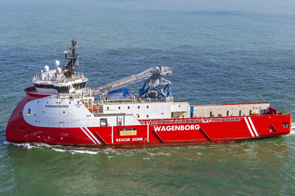Wagenborg’s fourth walk-to-work vessel enters into service as Koenigsborg