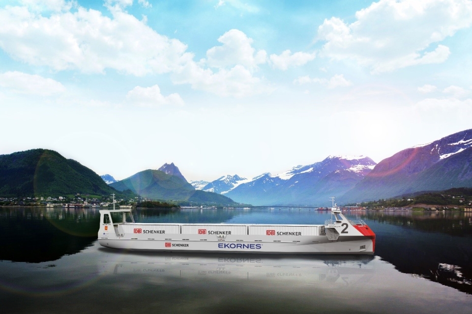 DB Schenker plans electric autonomous coastal container feeder in Norway