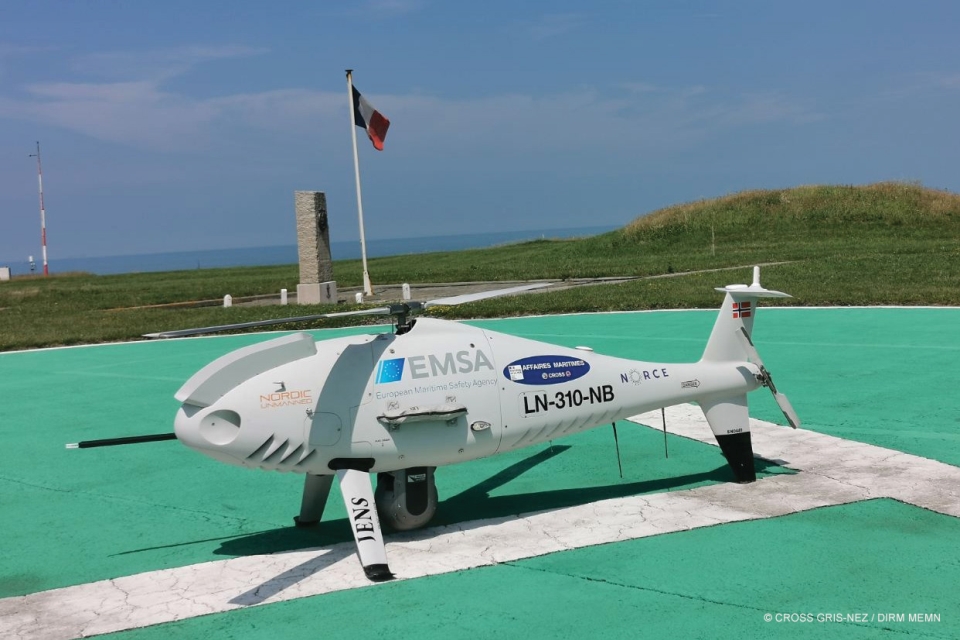 EMSA drones sniff emissions from ships in the Channel