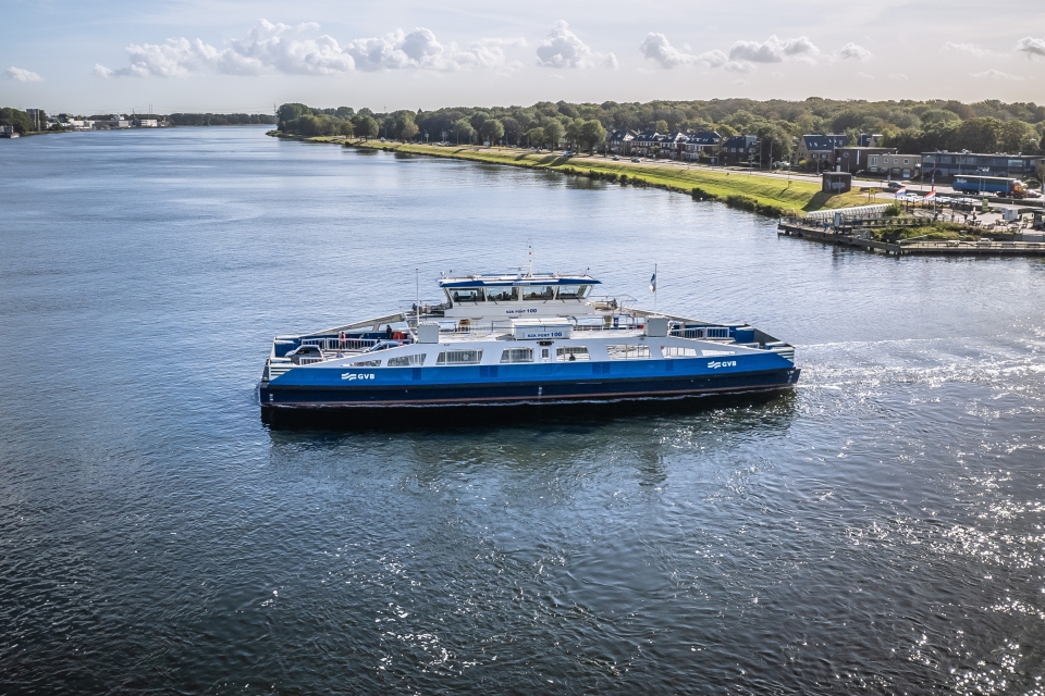 Holland Shipyards christens fourth electric North Sea Canal ferry