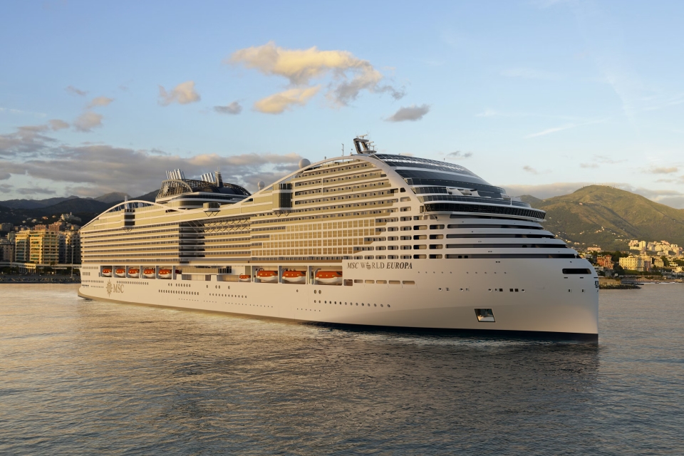 MSC’s new LNG-powered cruise ship boasts fuel cells, SCR and shore power