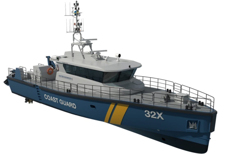 Swedish Coast Guard orders new patrol vessels from Damen