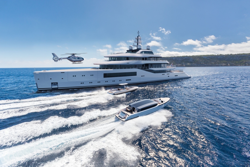 Busy summer at Damen Yachting with keel laying, launch and delivery within a month