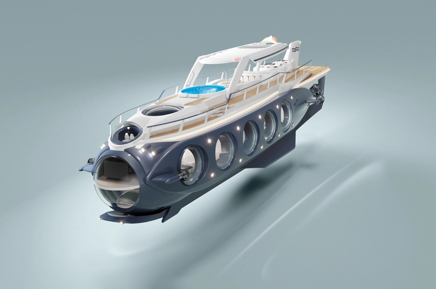 What an underwater superyacht could look like