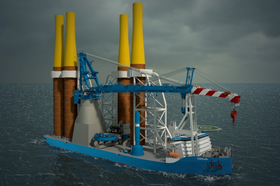 Vuyk presents future-proof foundation installation vessel VERticale