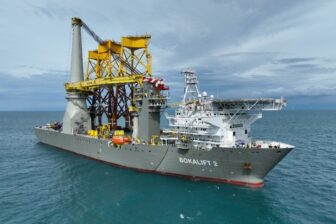 Boskalis converted a drilling vessel into crane vessel Bokalift 2.