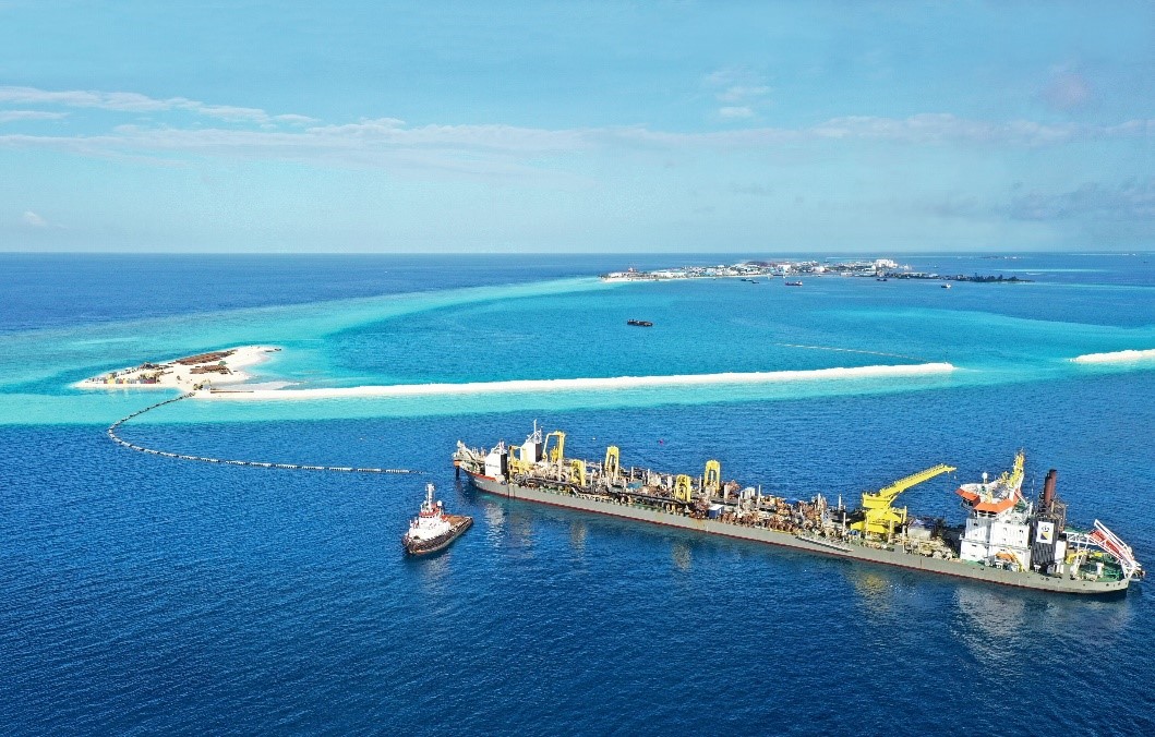 Boskalis protects Maldivian island from rising sea levels