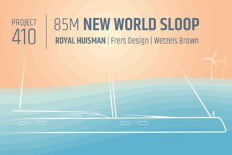 Royal Huisman's 85-metre New World Sloop.