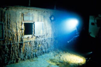 Portholes Titanic (WHOI Archives, by Woods Hole Oceanographic Institution)