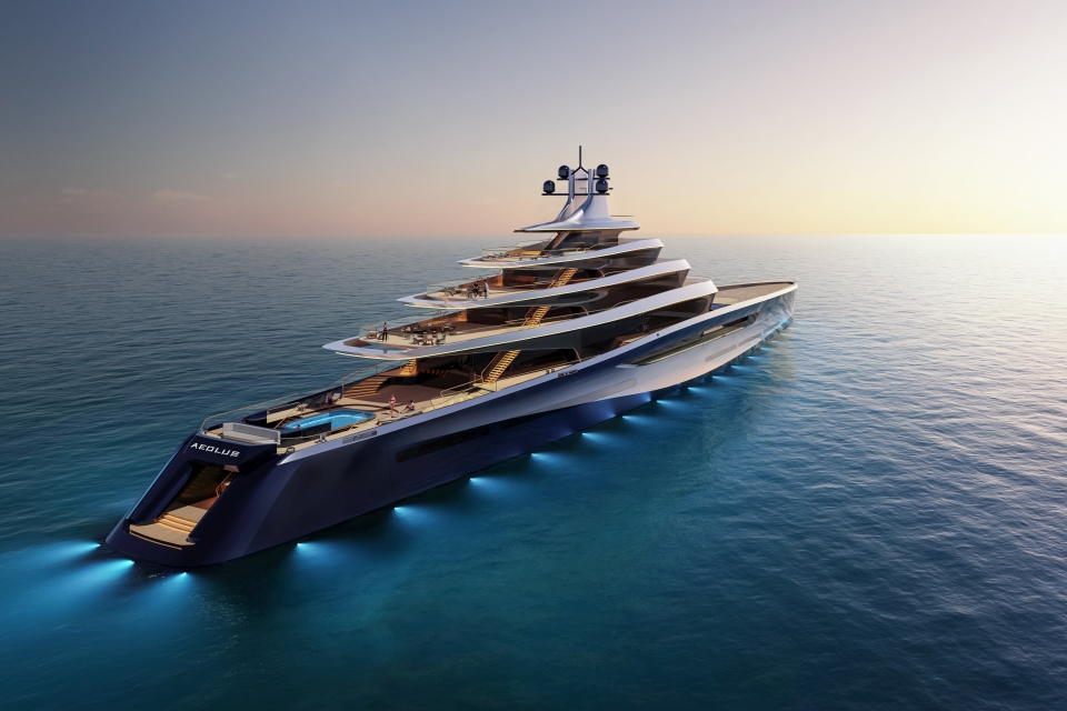 What Oceanco’s new 131-metre yacht design looks like