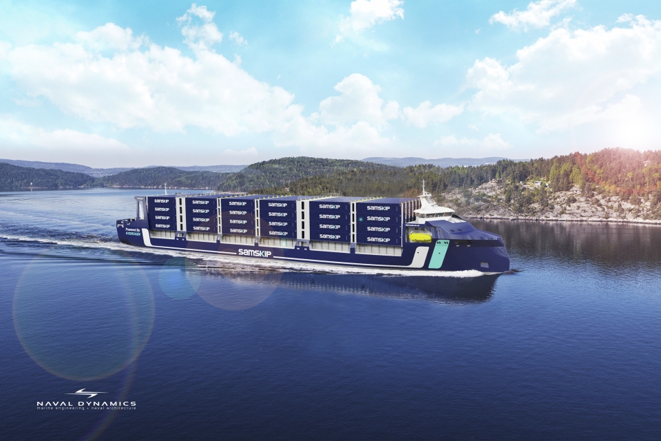 How ABB powers Samskip’s new hydrogen-fuelled container ships