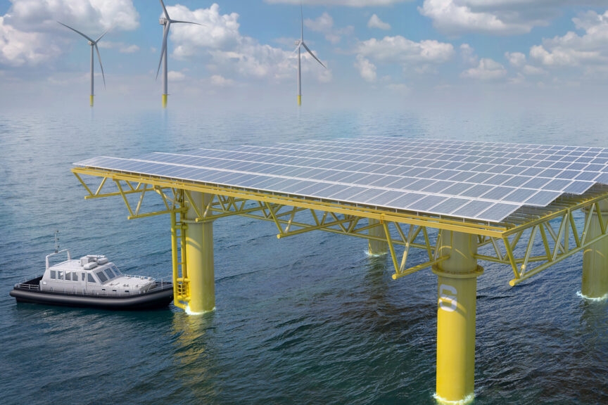 Jan De Nul and DEME unveil offshore floating solar tech