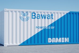 Bawat and Damen offer mobile ballast water treatment fitted into a container.