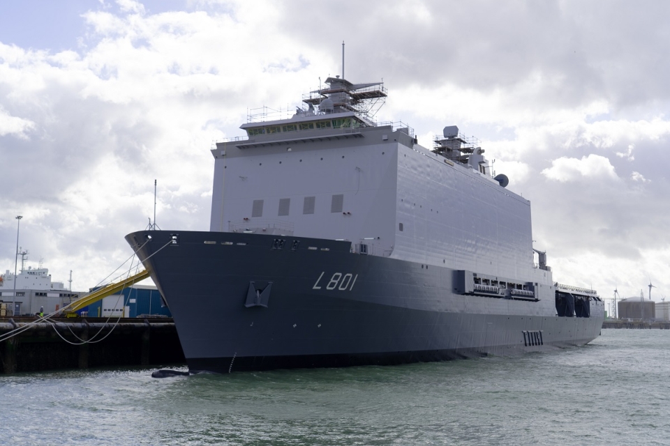 Damen completes first part of midlife update of HNLMS Johan de Witt