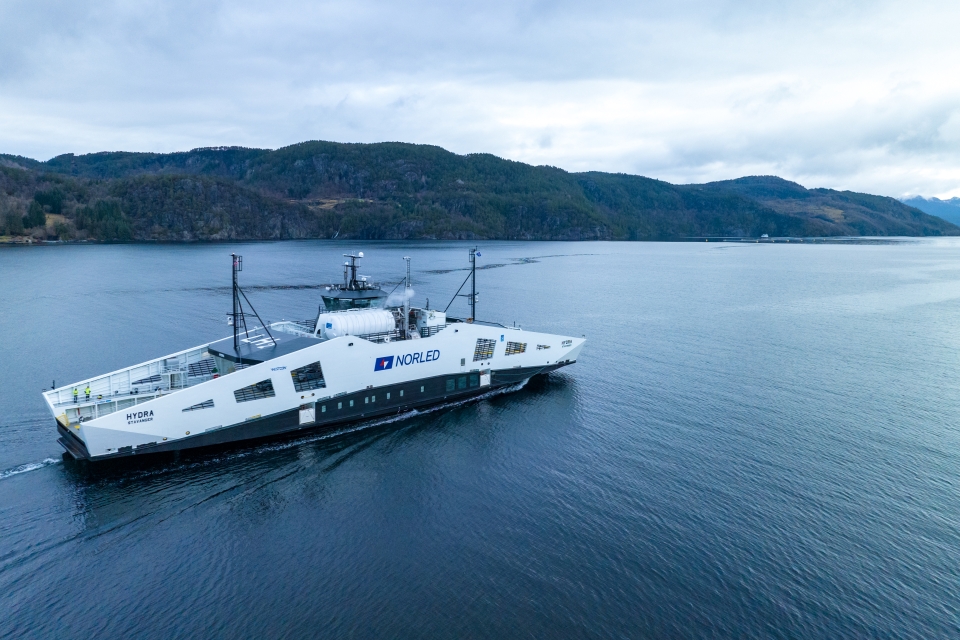 Norled deploys first ferry operating on liquid hydrogen