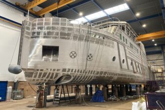 Wim Wolff under construction at Thecla Bodewes Shipyards