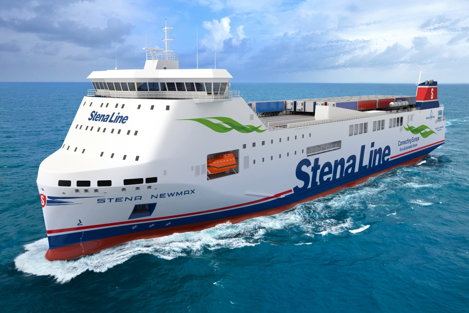Methanol hybrid MeMax vessel for Stena Line