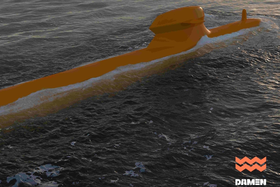 Damen en Saab submit submarine proposal to Dutch government