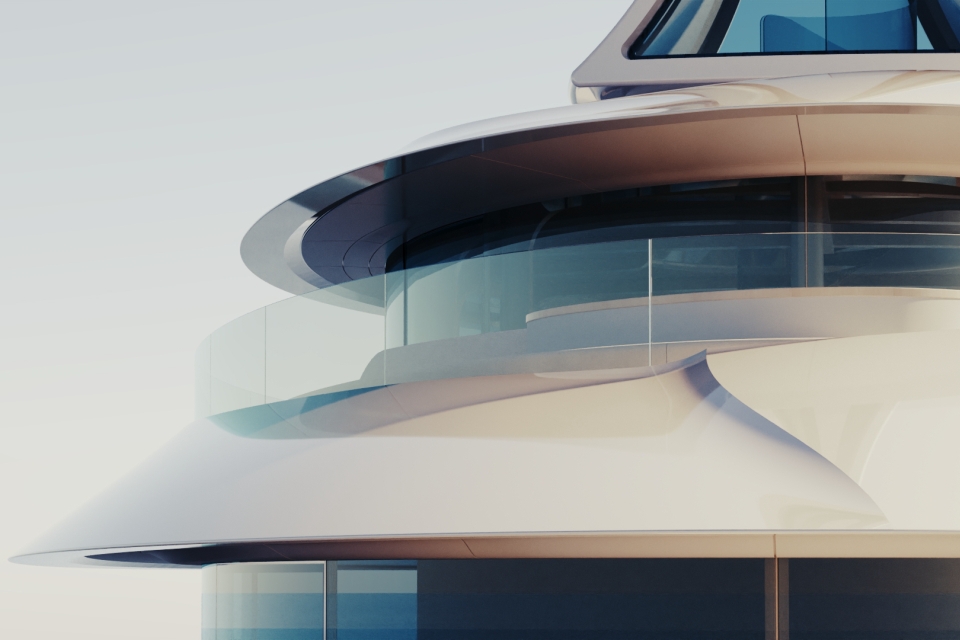 Feadship presents new concept with fuel cells running on green methanol
