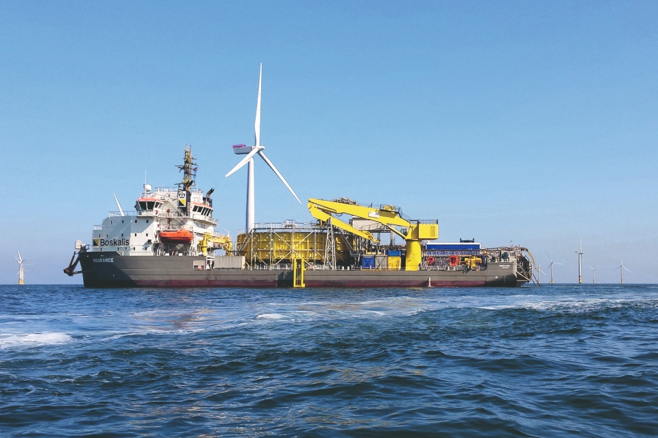 Boskalis wins large cable contracts for Baltica 2 offshore wind farm