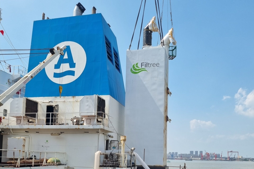 Value Maritime installs first scrubber in China