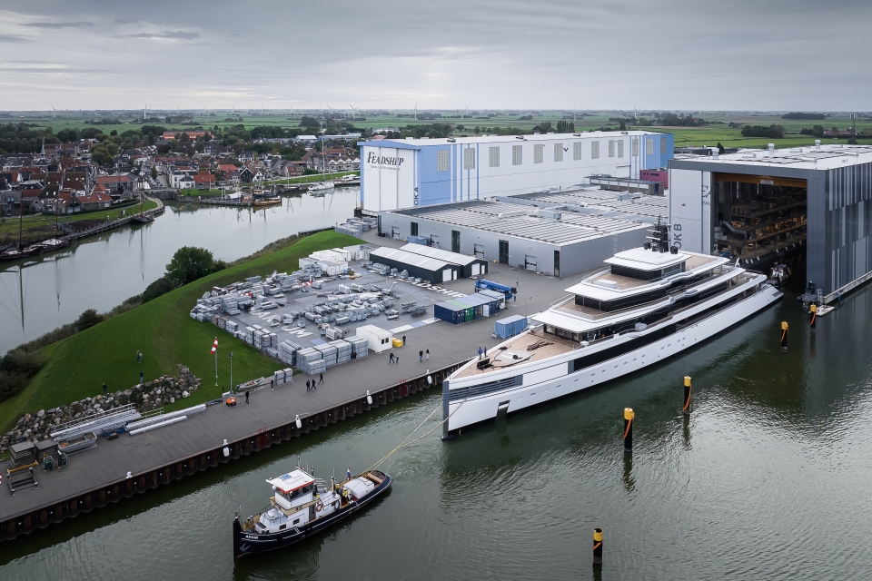 103-metre Feadship superyacht is ready for sea trials