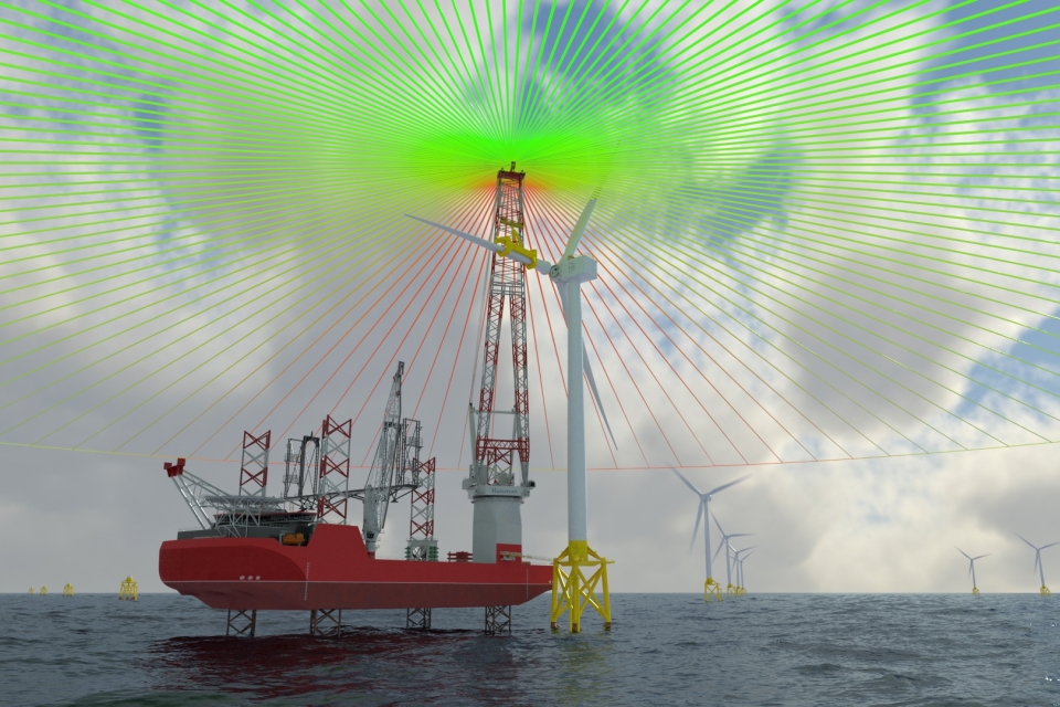 How Huisman can now measure incoming wind when installing turbines