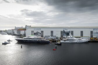 Double Amels yacht launch at Damen Yachting