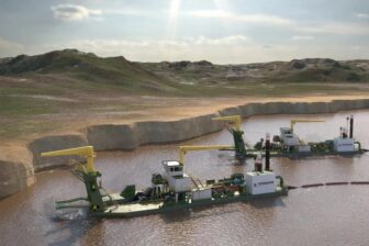 IHC customised mining dredgers for Kenmare