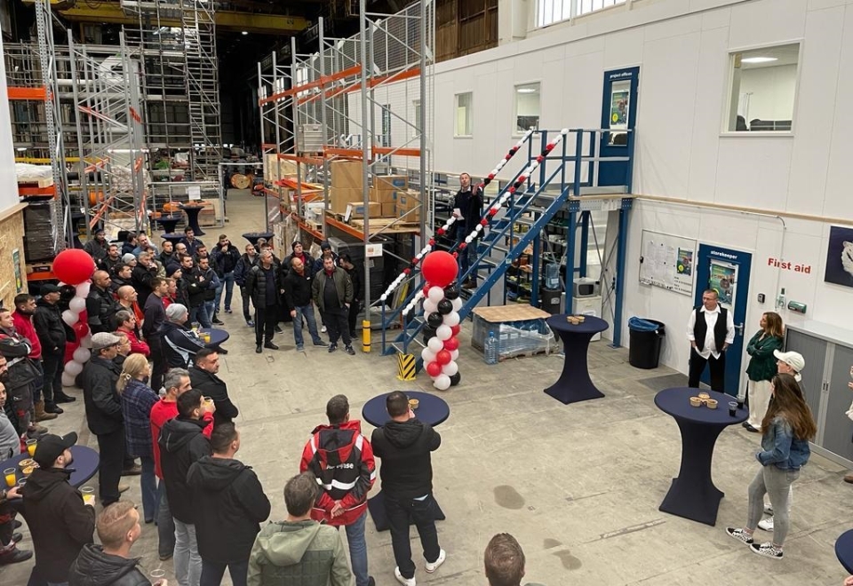 Alewijnse opens new warehouse at Damen Yachting