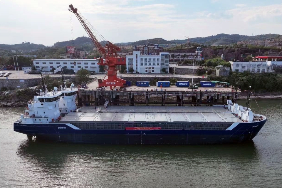 Damen delivers second Combi Freighter to Baltnautic
