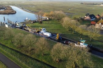 The easily recognisable cutter suction dredger has been designed and build at the Dutch dredging specialist yard Damen Dredging