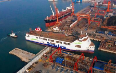 Stena Line launches first NewMax ship, lays keel for second
