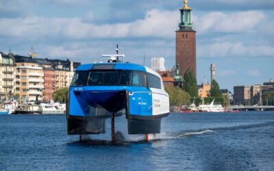 VIDEO: World’s first electric hydrofoil ferry sets sail in Stockholm