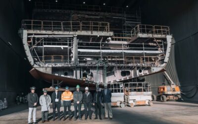 Damen cuts steel on latest vessel for BC Ferries